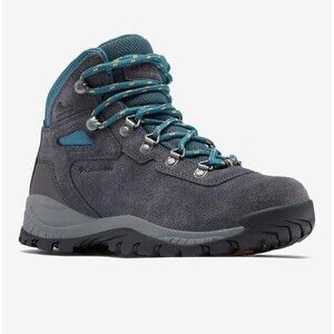 Columbia Newton Ridge Plus Waterproof Amped Hiking Boots Gray Teal 9